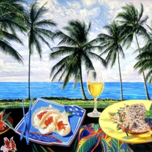 Cuisine Art Painting by David Gallegos